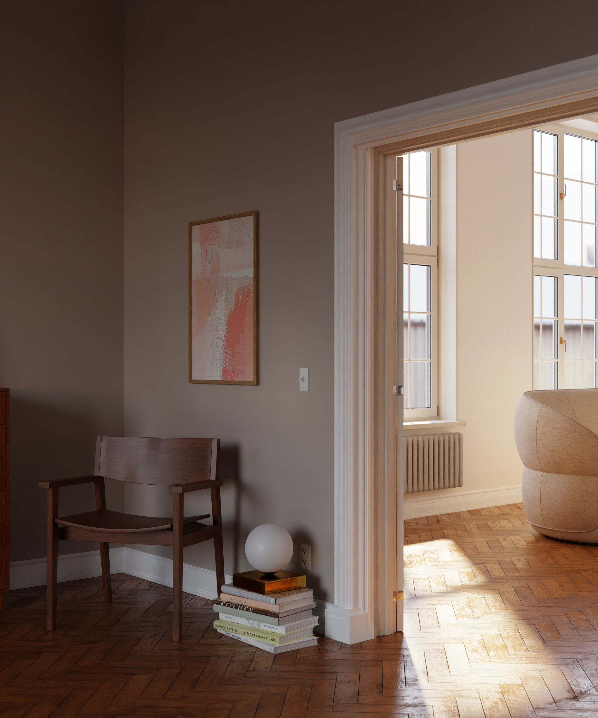 Warm Peach Tones Print