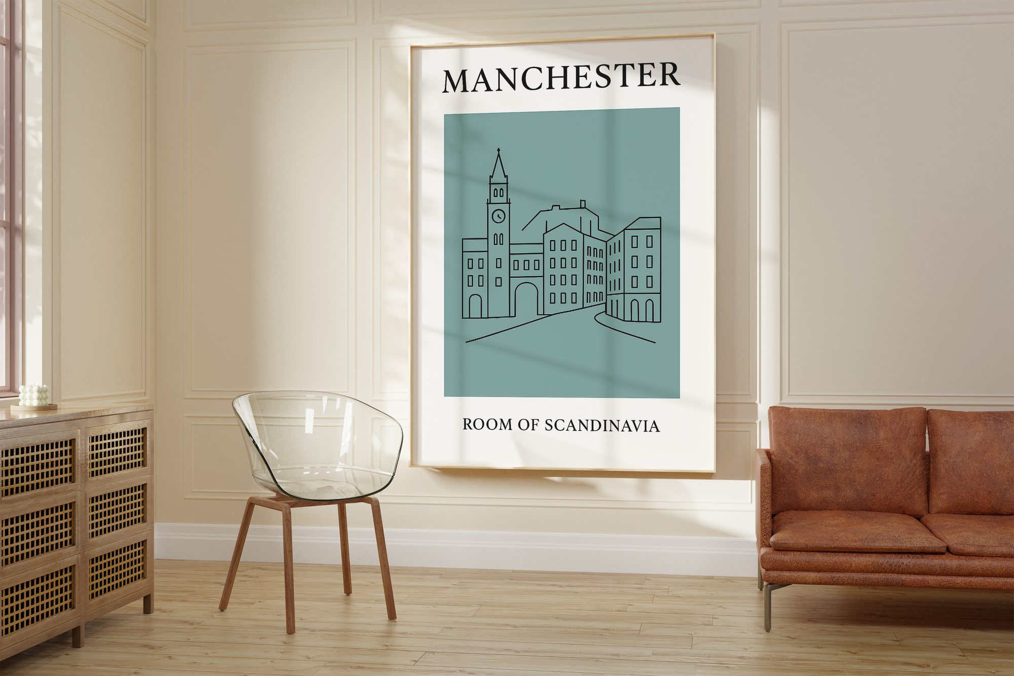 Manchester Minimalist City & Travel Print