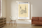 Stockholm Minimalist City & Travel Print