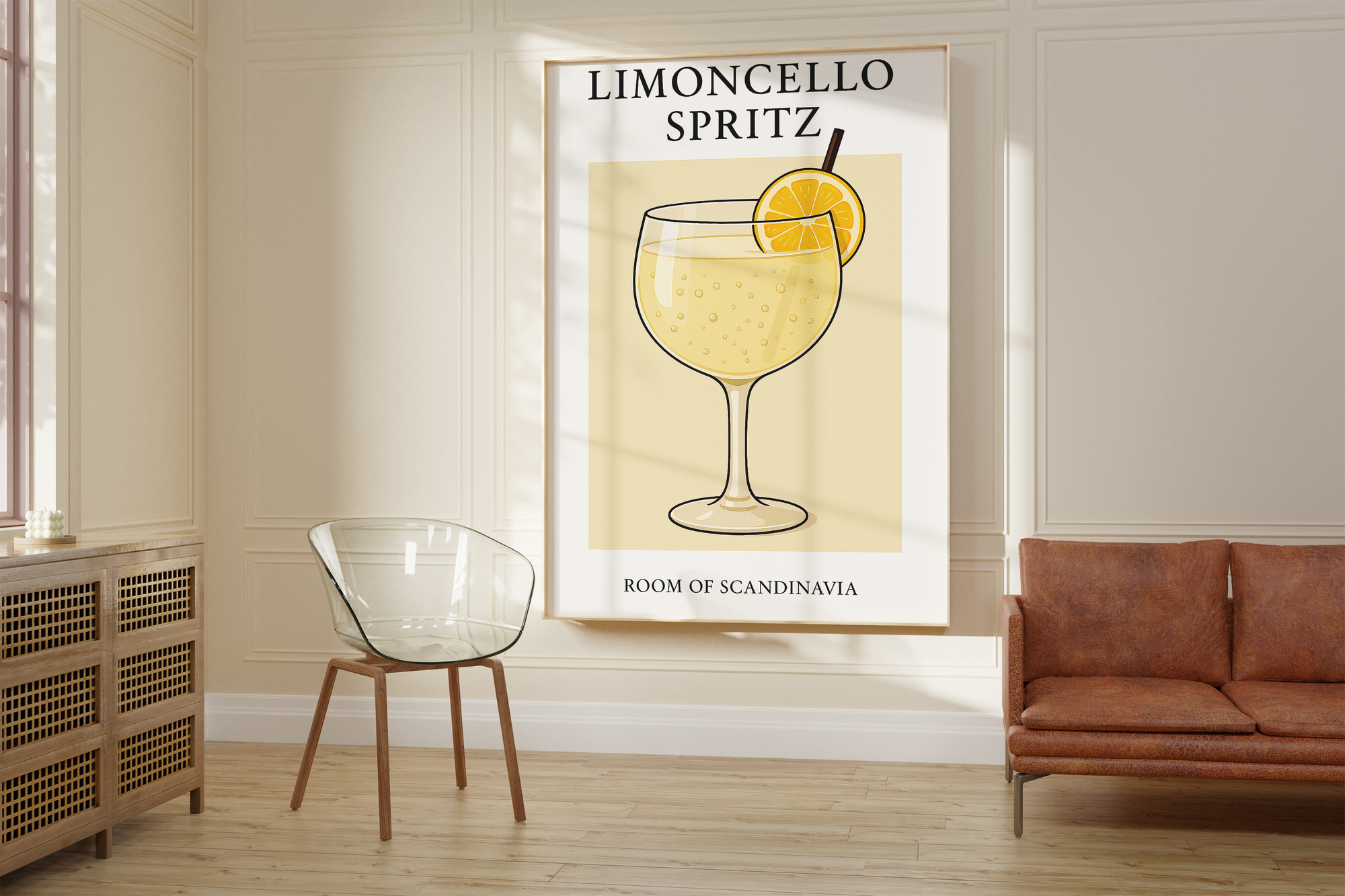 Limoncello Spritz Cocktail Print