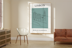 Lisbon Minimalist City & Travel Print