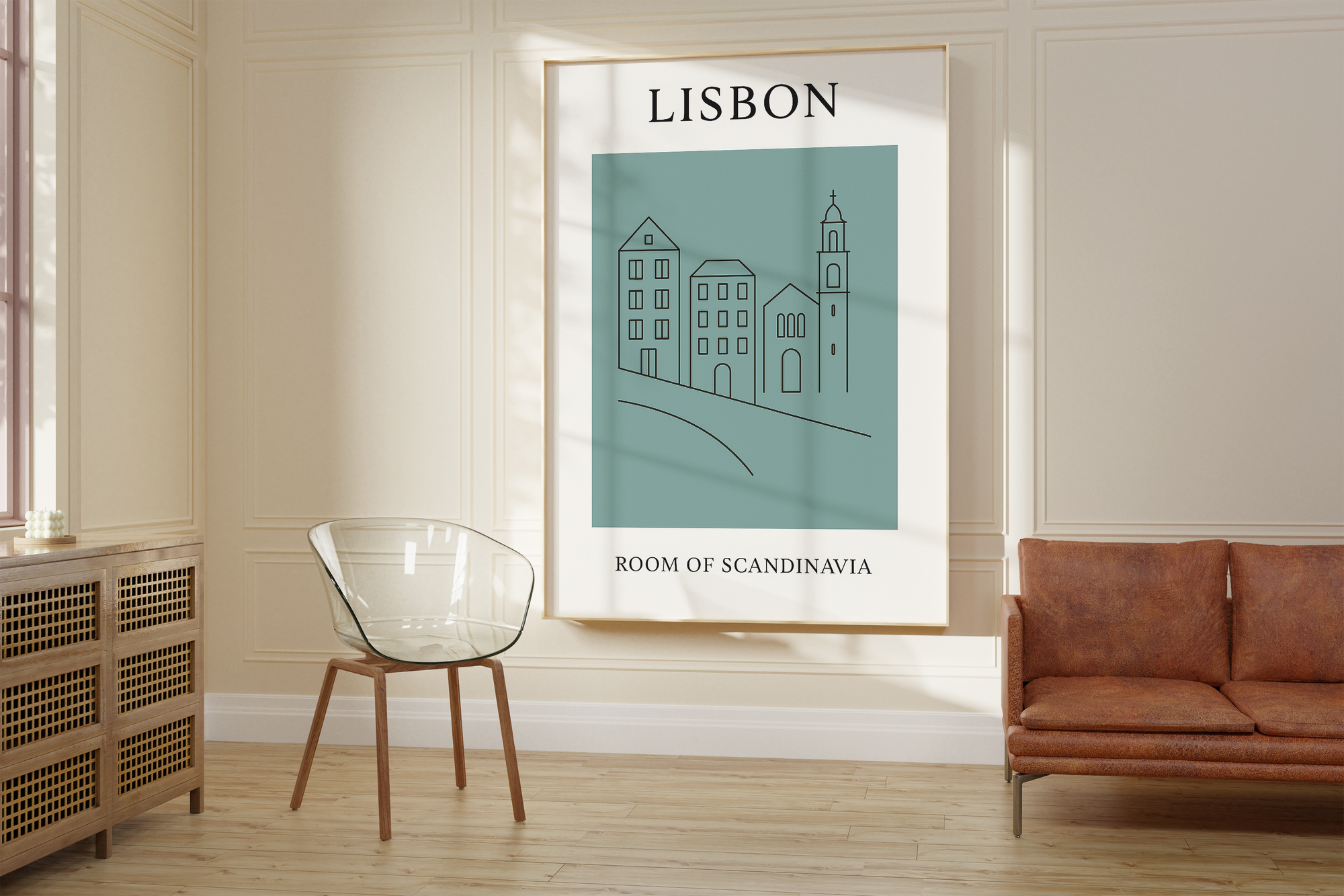 Lisbon Minimalist City & Travel Print