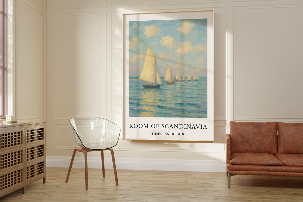 Sailboats in Harmony Print