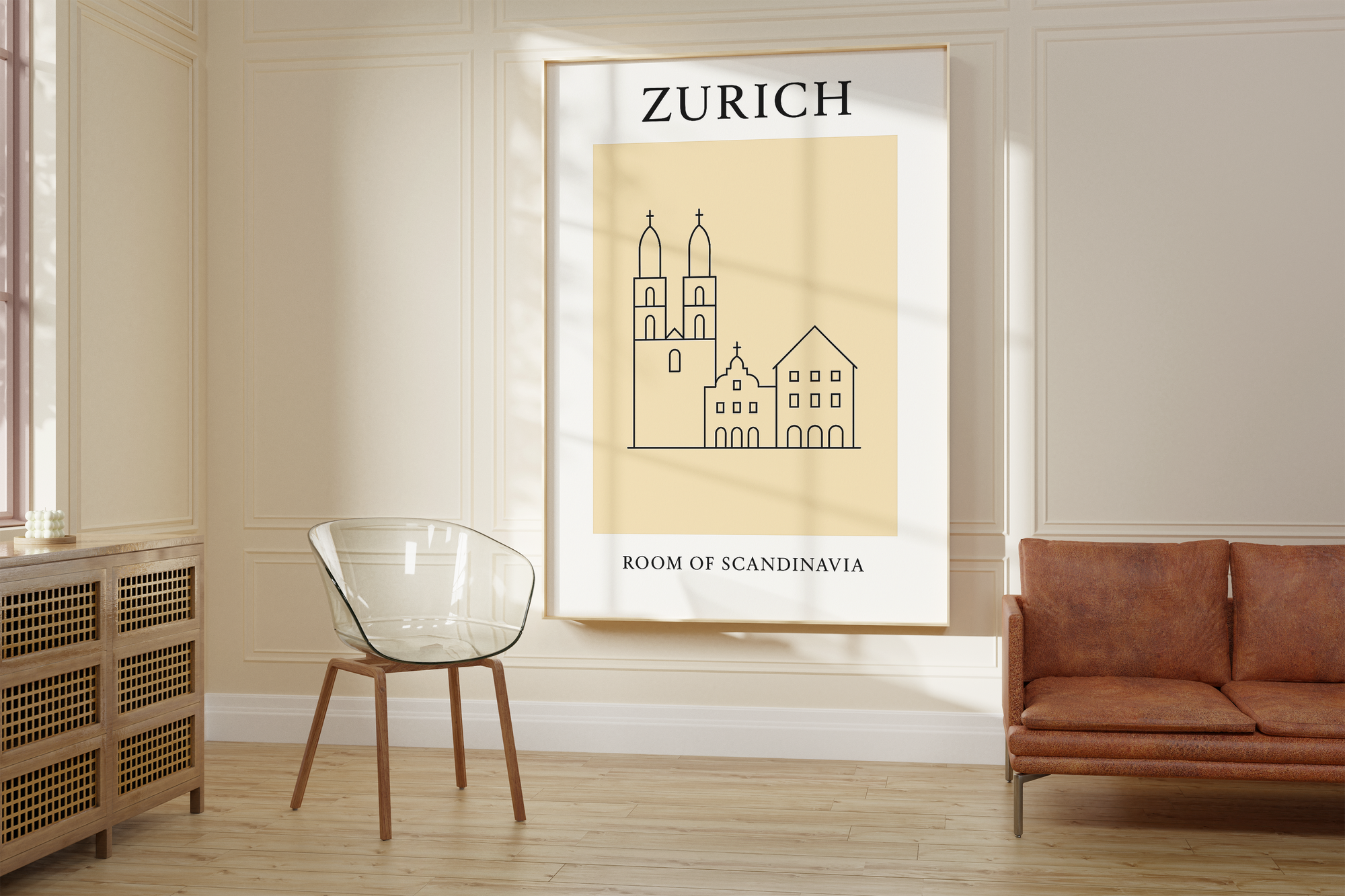 Zurich Minimalist City & Travel Print