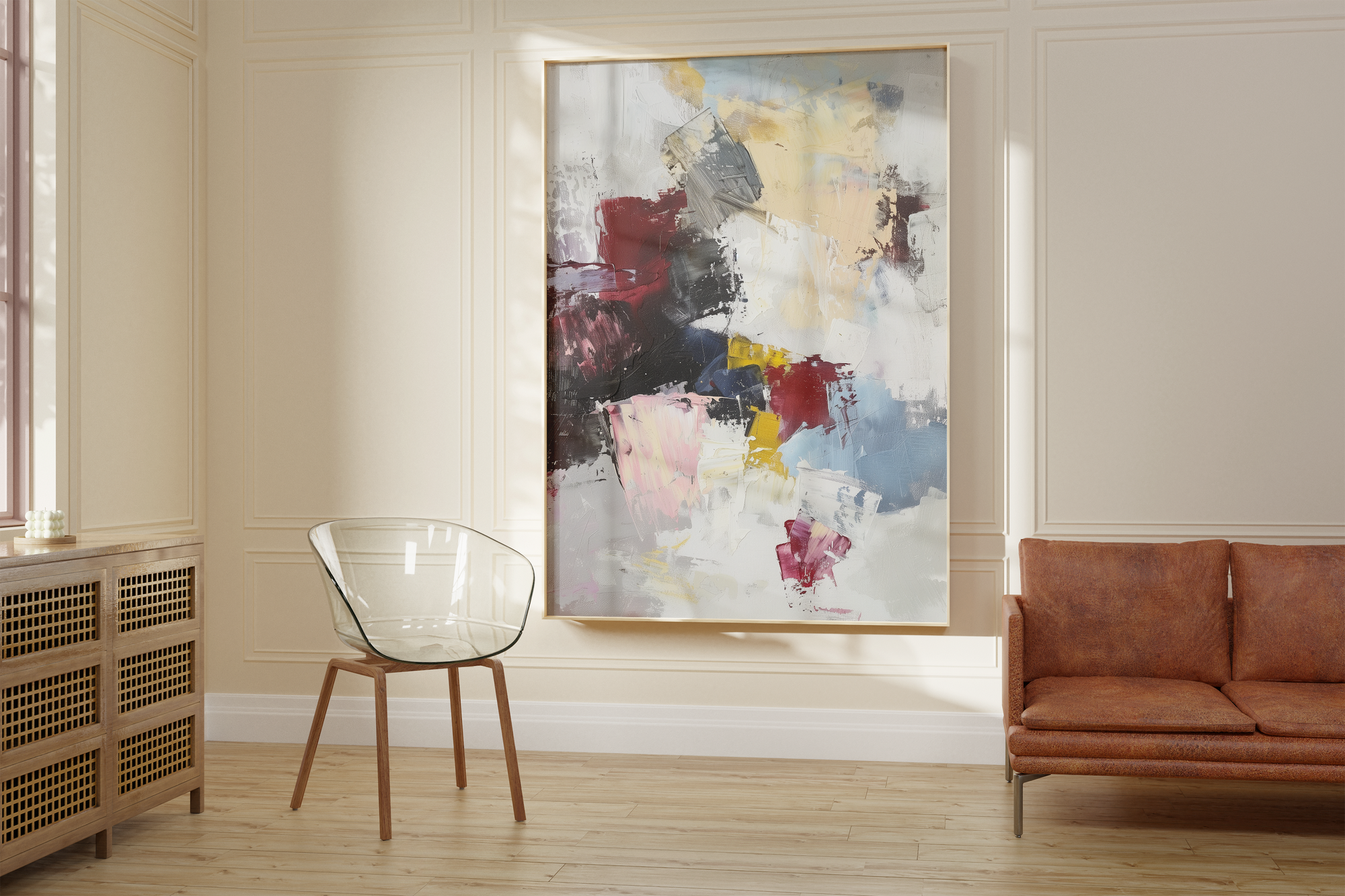 Layers of Time & Motion Print