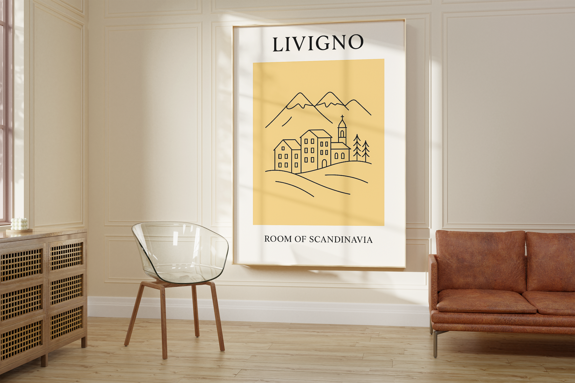 Livigno Minimalist City & Travel Print
