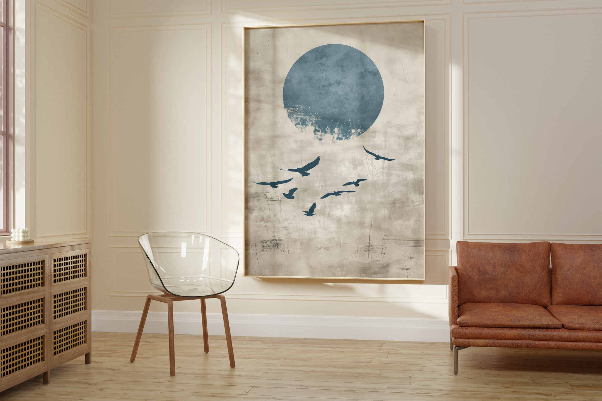 Japandi Rising Sun Print