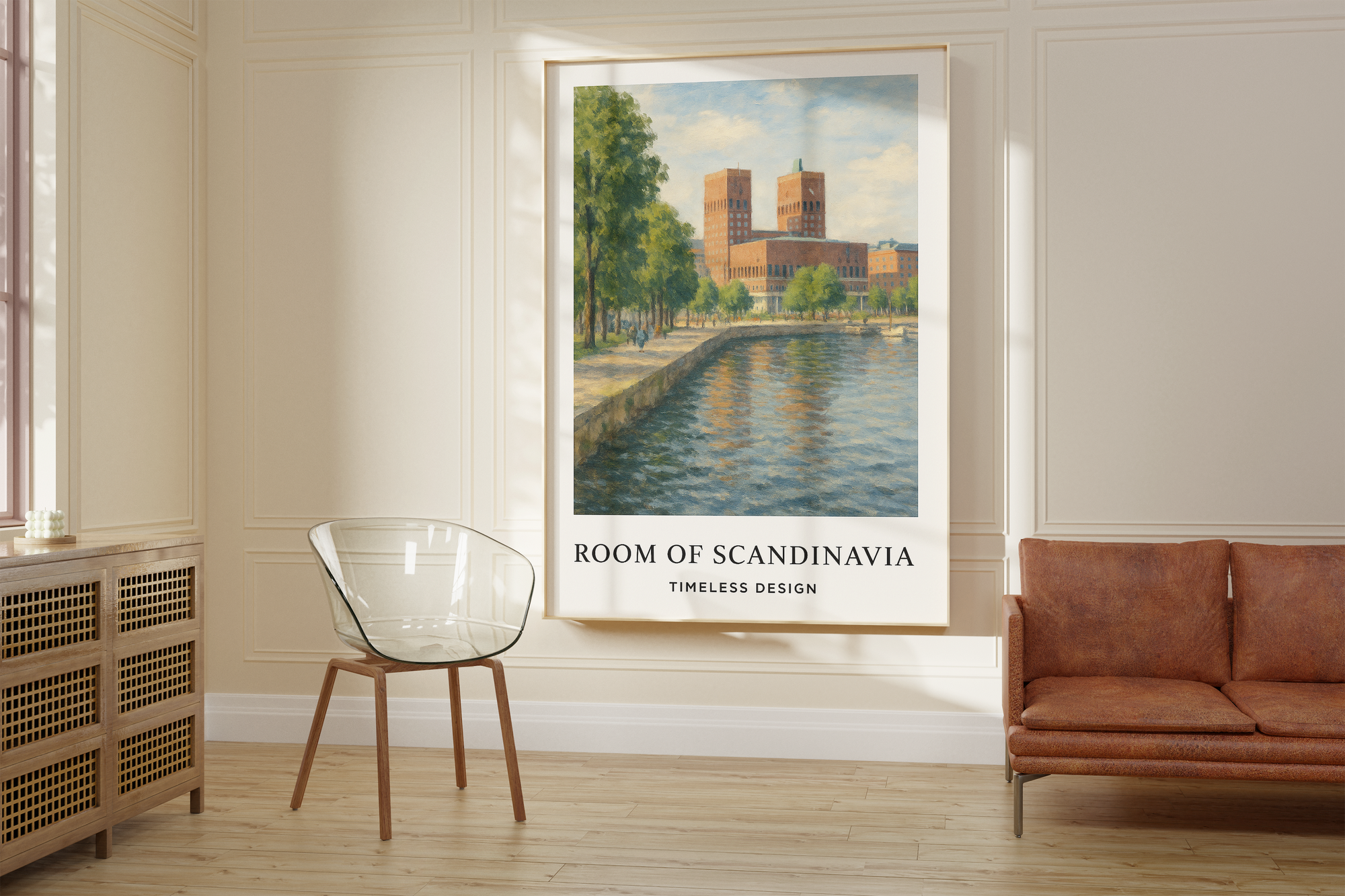 Oslo Illustration Art Print