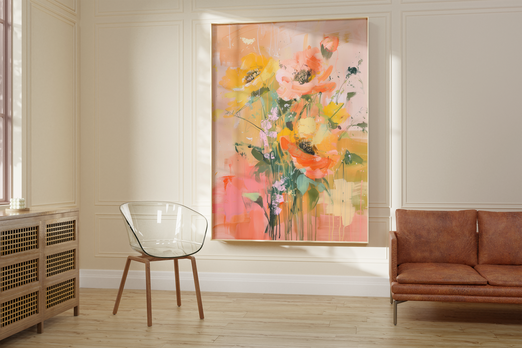 Blush Meadow Dance Print