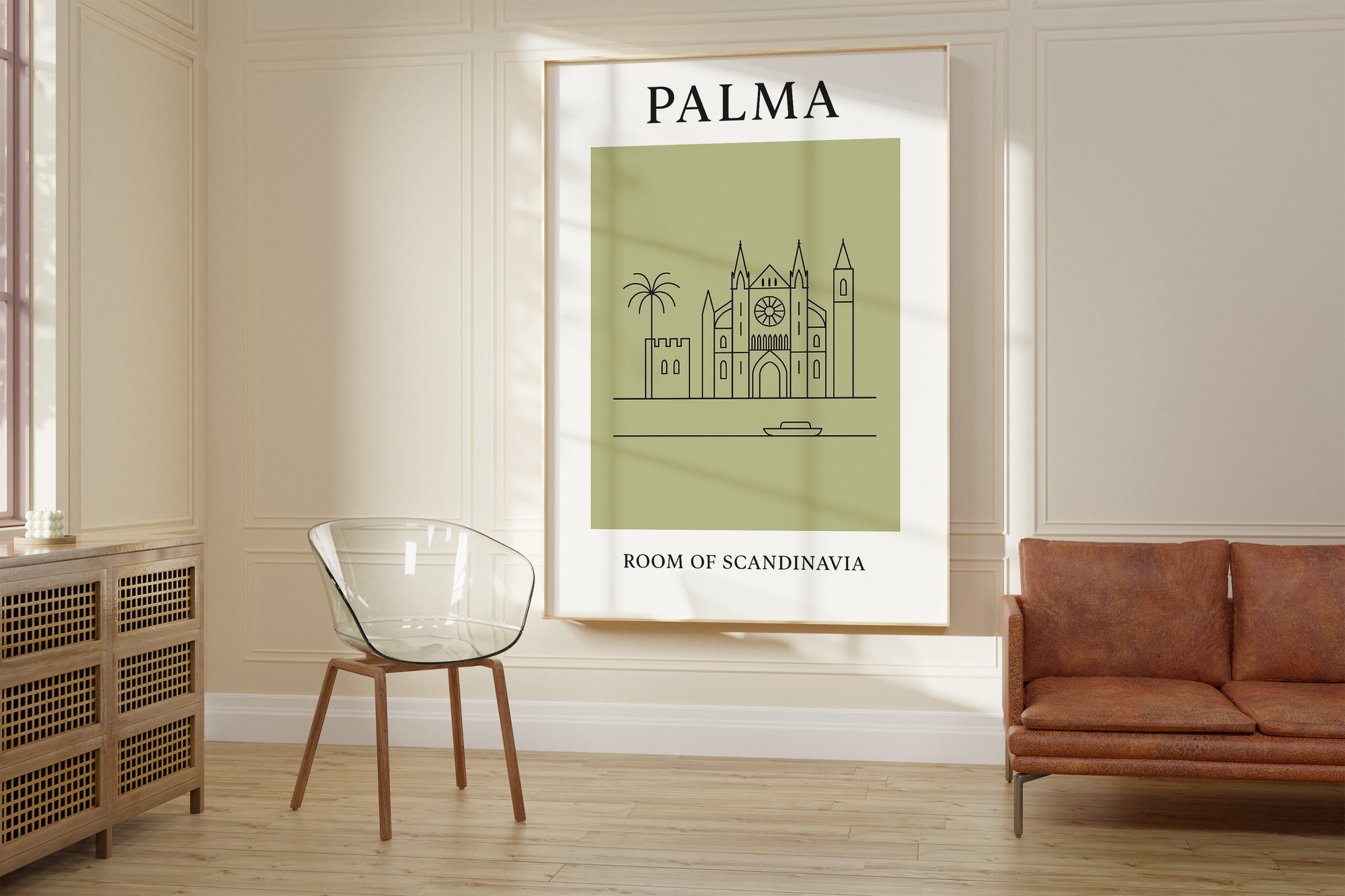 Palma Minimalist City & Travel Print
