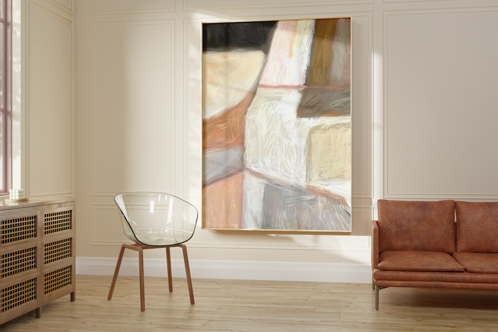 Textured Earthy Tones Print