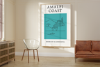Amalfi Coast Minimalist City & Travel Print