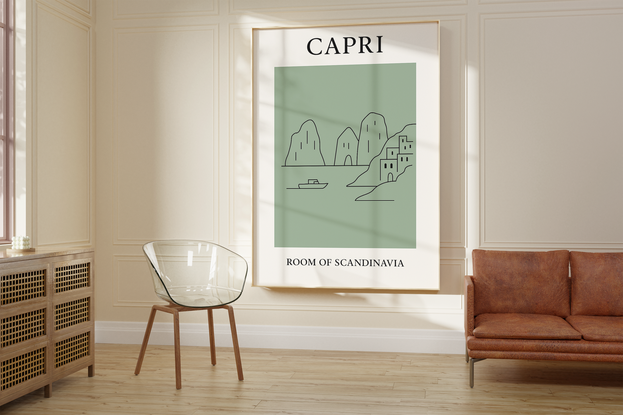 Capri Minimalist City & Travel Print