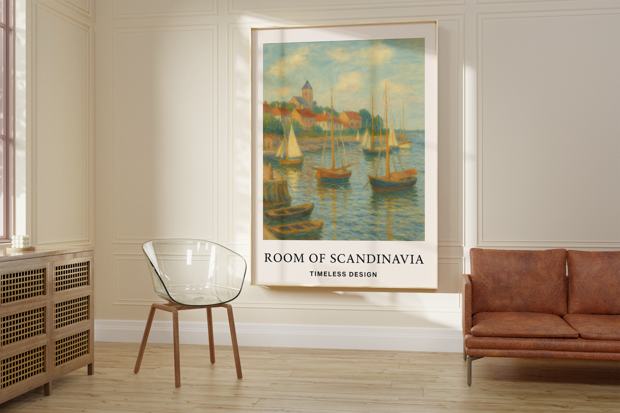 Harbor of Golden Light Print