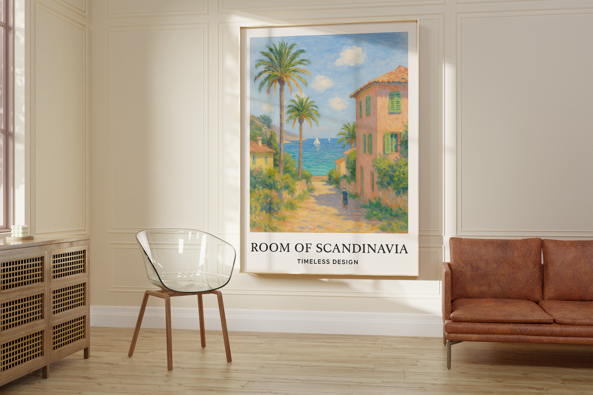 Palms by the Shore Print