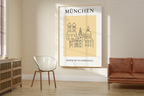 München Minimalist City & Travel Print