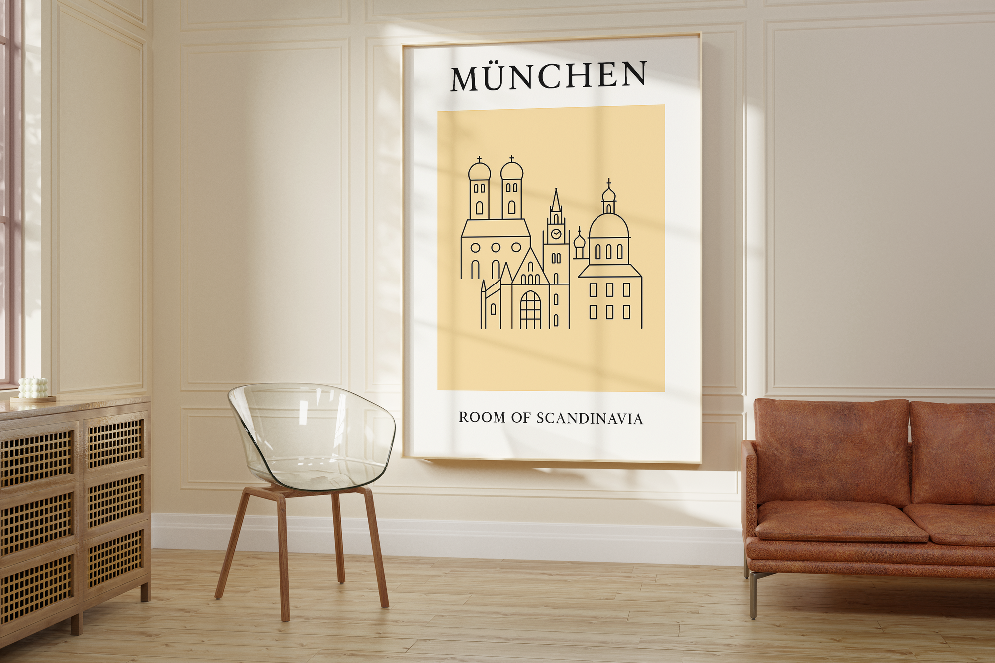 München Minimalist City & Travel Print