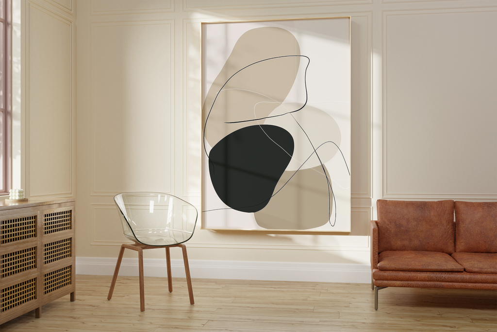 Organic Shape Composition Print