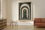 Geometric Line Archway Print
