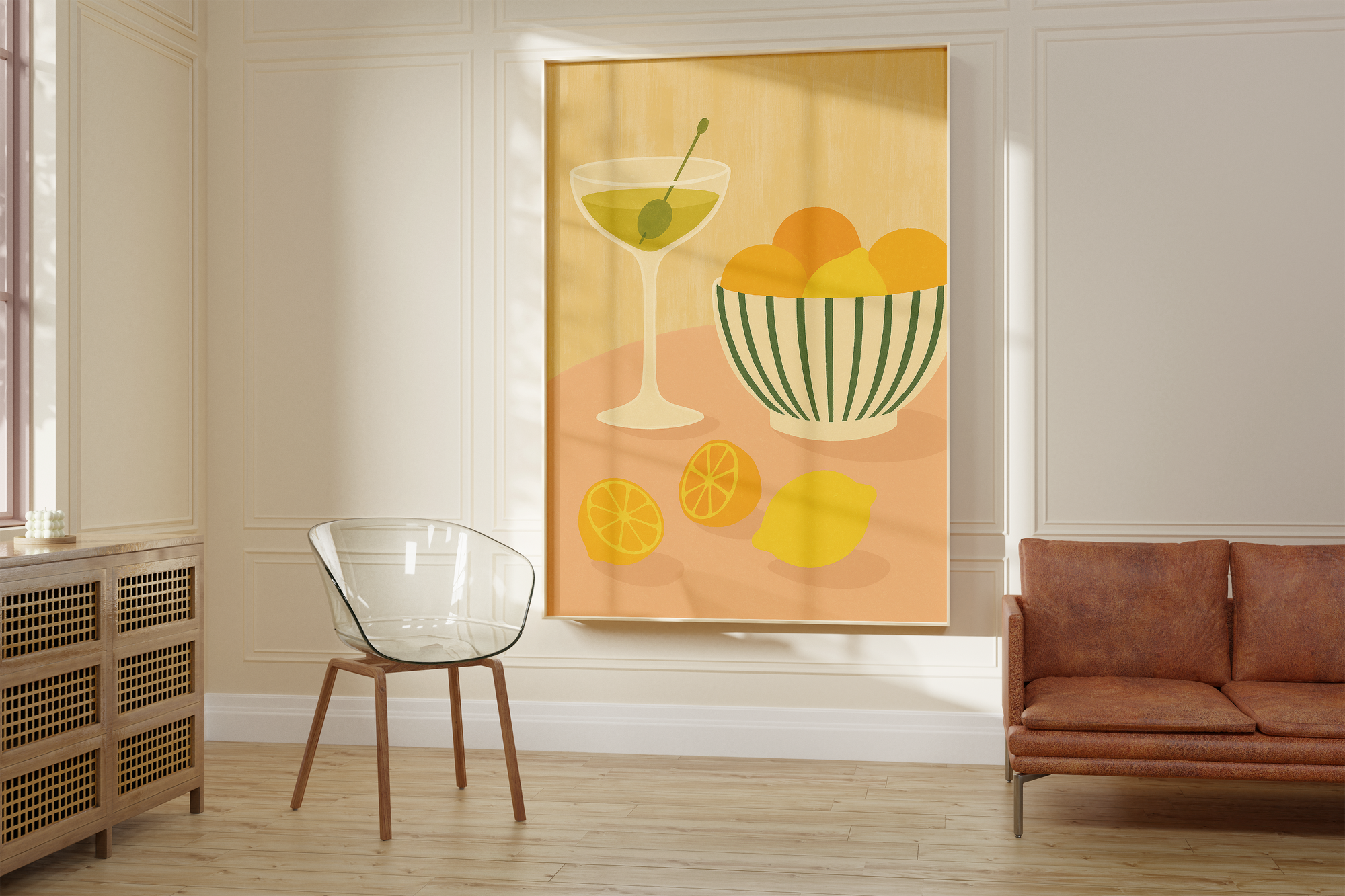 Cocktail & Citrus Bowl Print