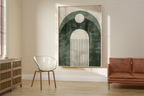 Green Design Arch Print