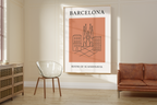 Barcelona Minimalist City & Travel Print
