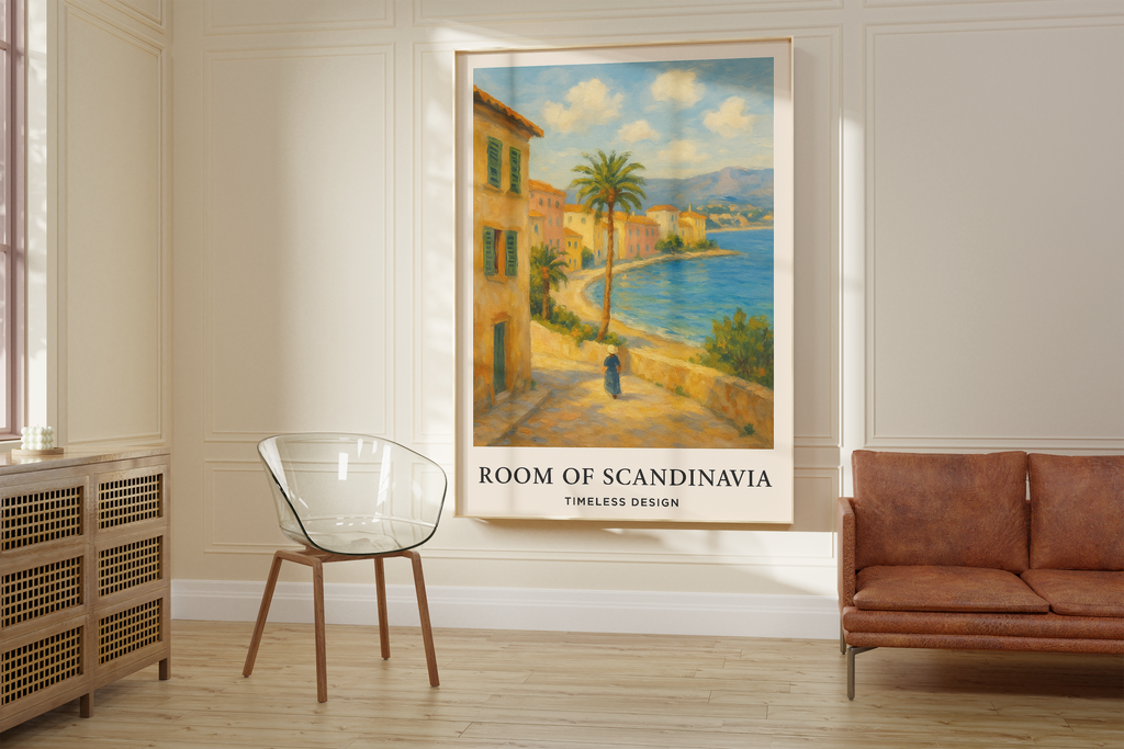 Seaside Village Walk Print