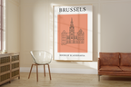 Brussels Minimalist City & Travel Print