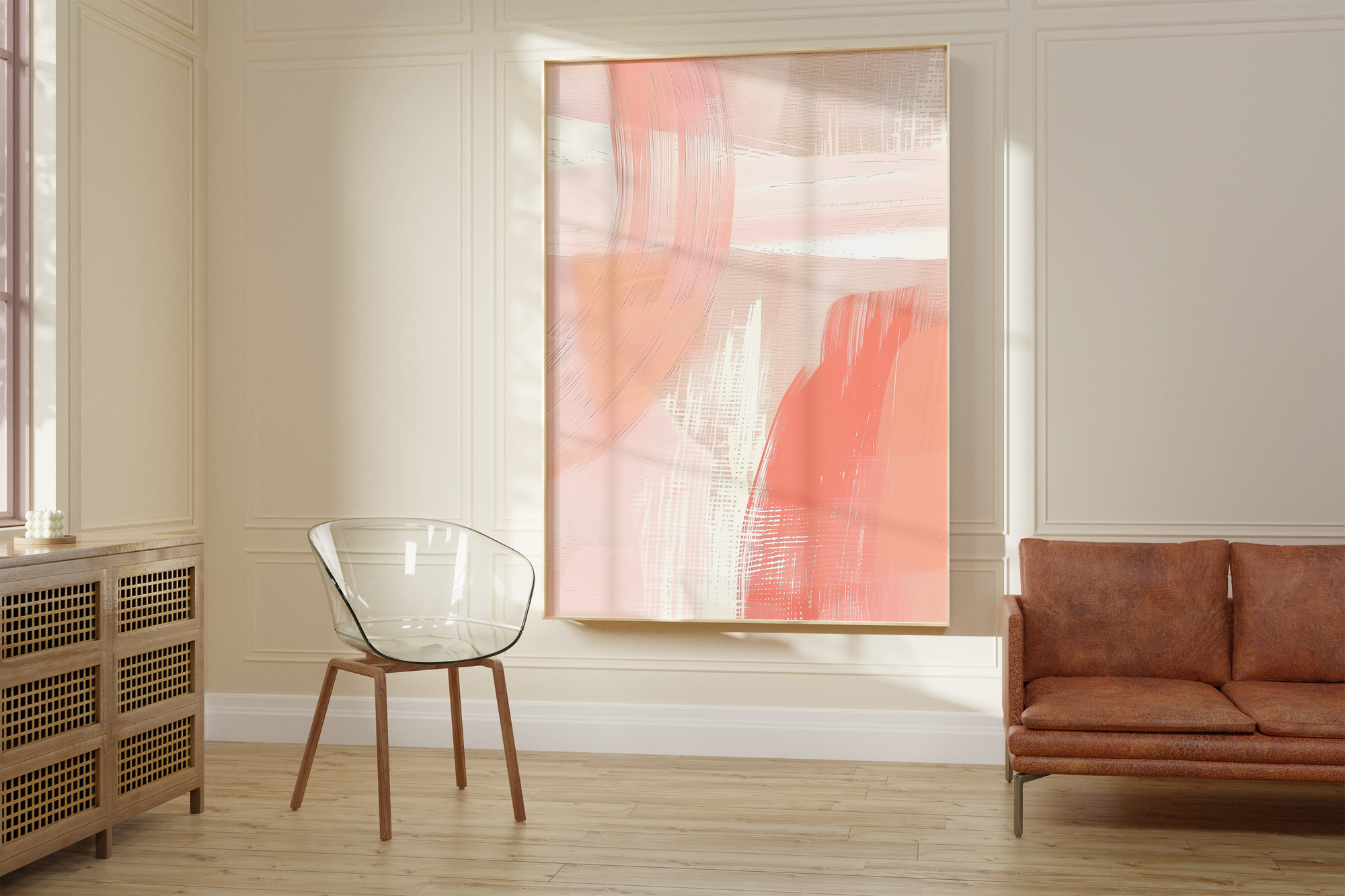 Warm Peach Tones Print