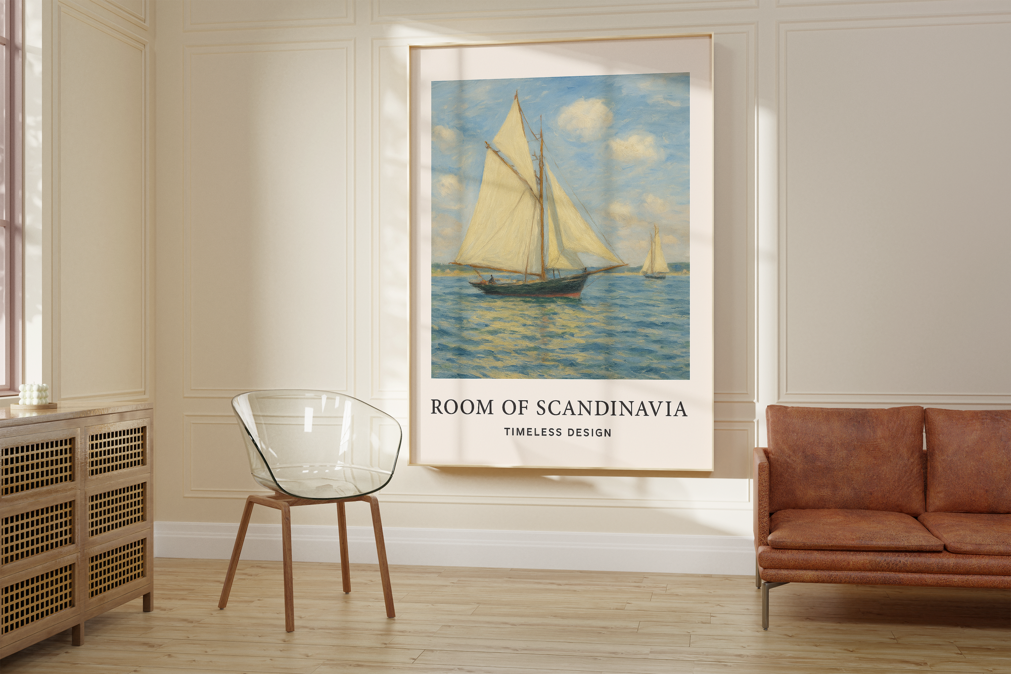 Sails in the Sunlight Print