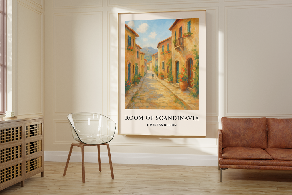 Terracotta Passage Print