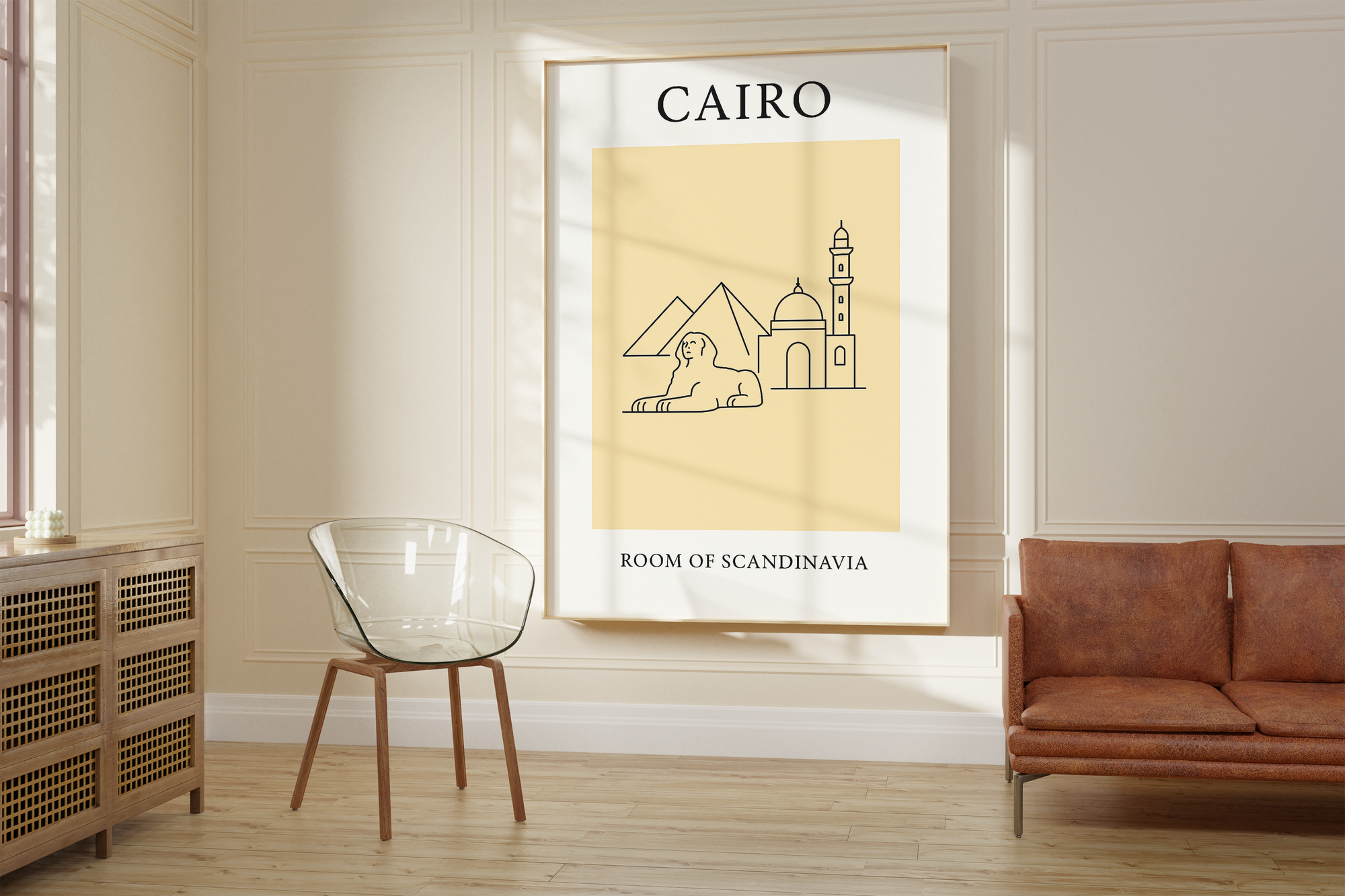 Cairo Minimalist City & Travel Print