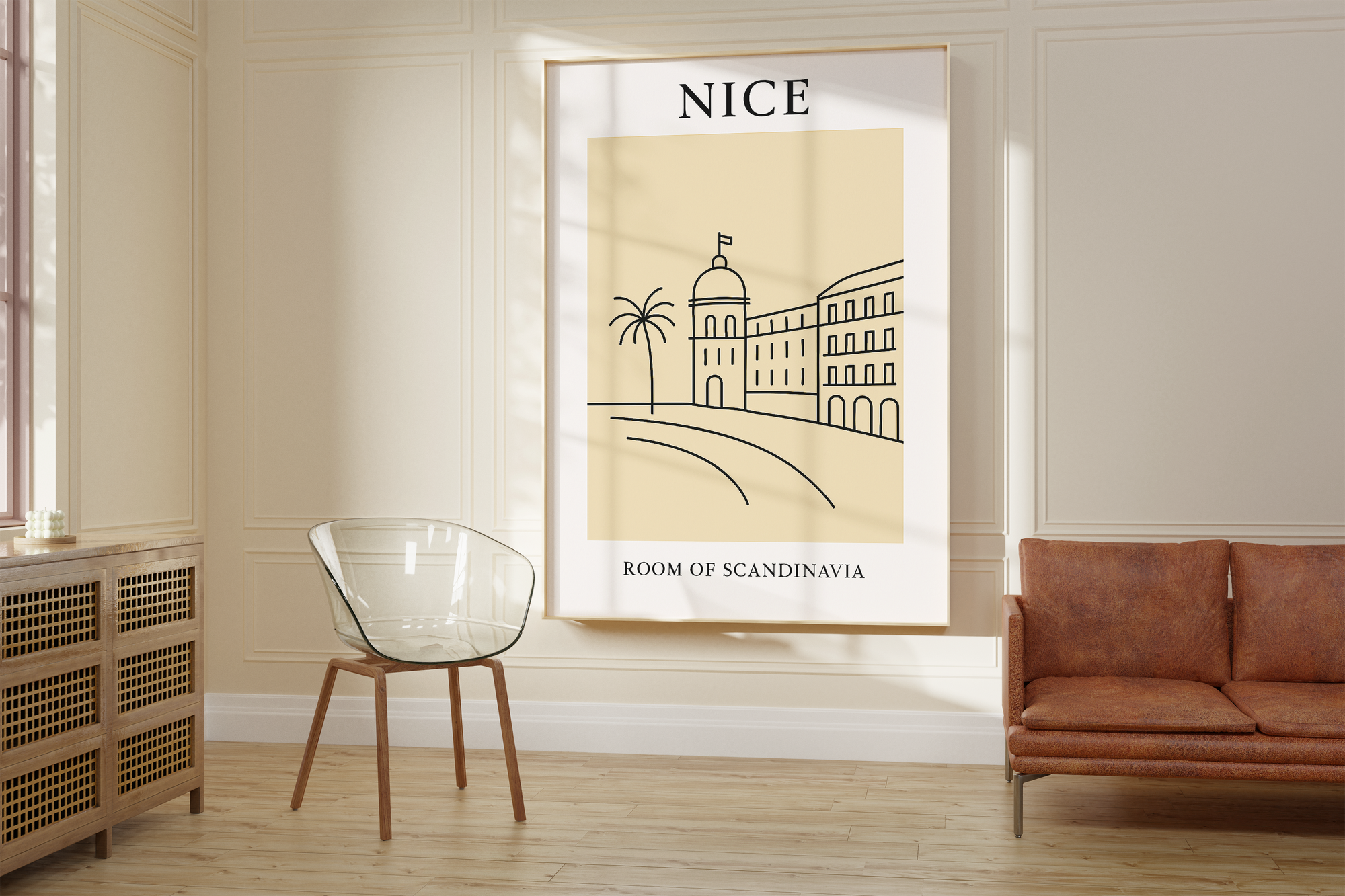 Nice Minimalist City & Travel Print