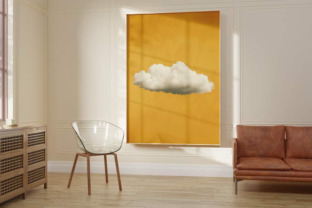 Golden Horizon Cloud Print