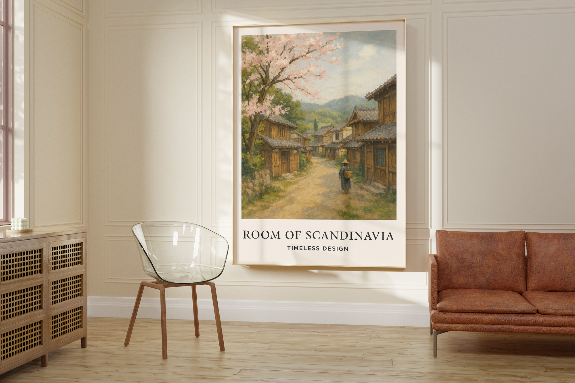 Cherry Blossom Pathway Print