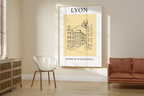 Lyon Minimalist City & Travel Print
