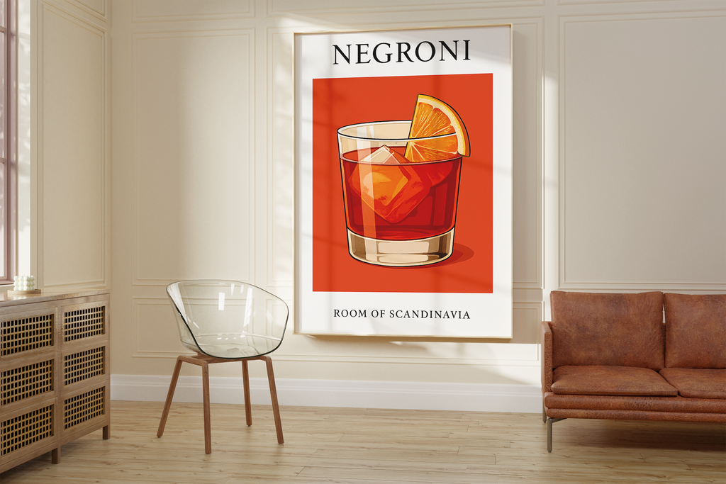 Retro Negroni Print