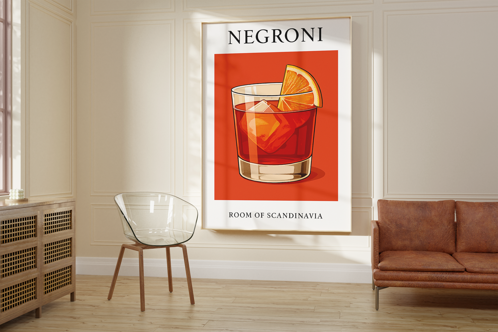 Retro Negroni Print