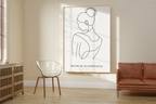 Female Silhouette Modern Print