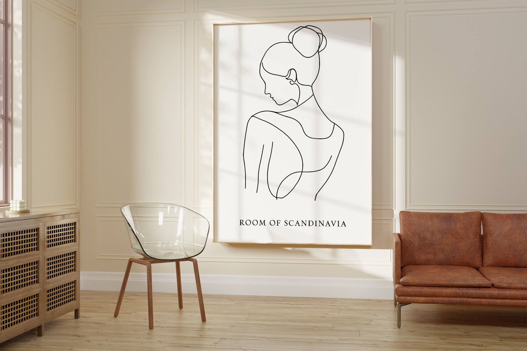 Female Silhouette Modern Print