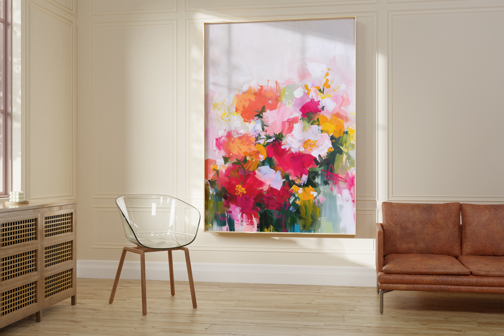 Bright Bloom Burst Print