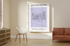 Gothenburg Minimalist City & Travel Print