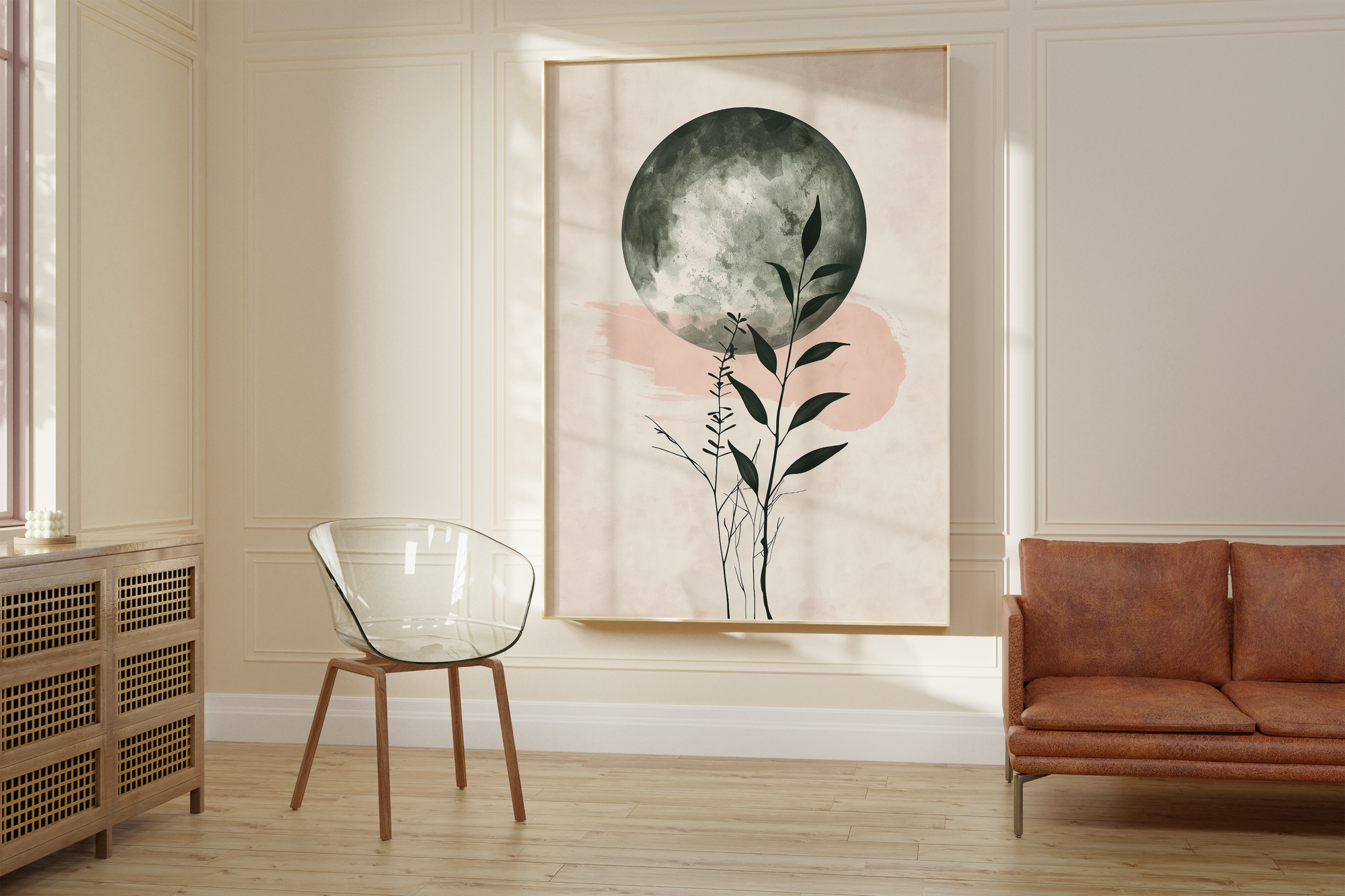Moonlight Botanical Print