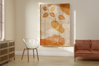 Scandinavian Orange Composition Print