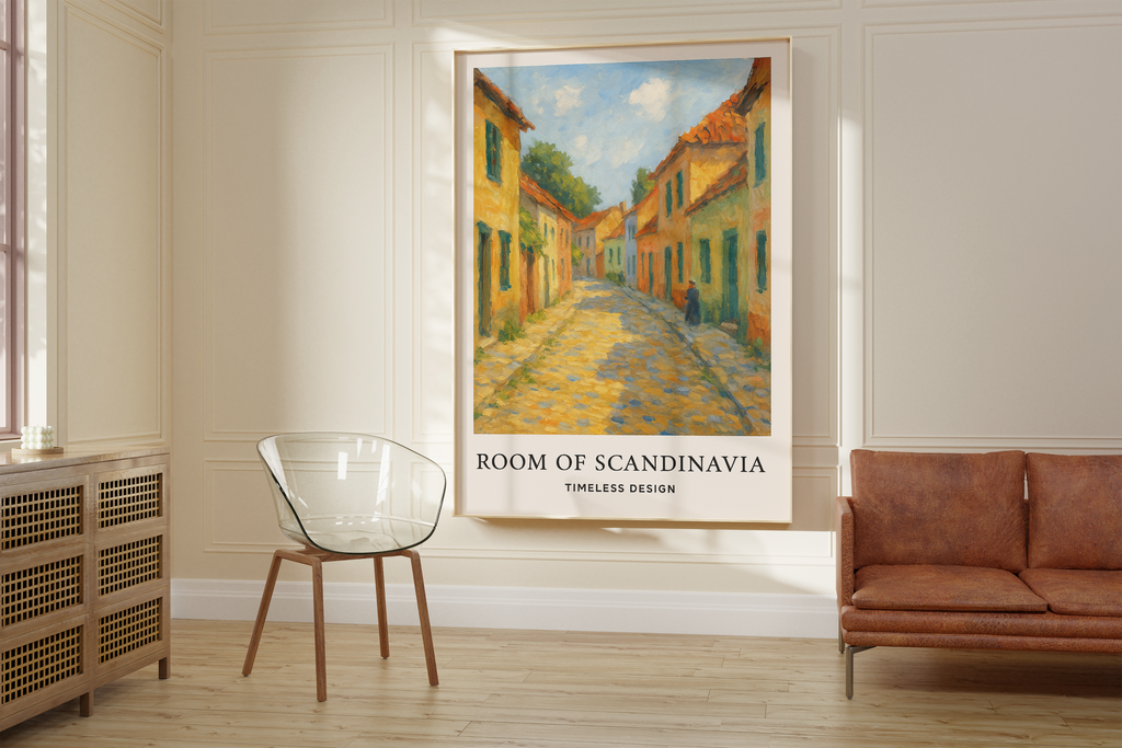 Calm Village Street Print