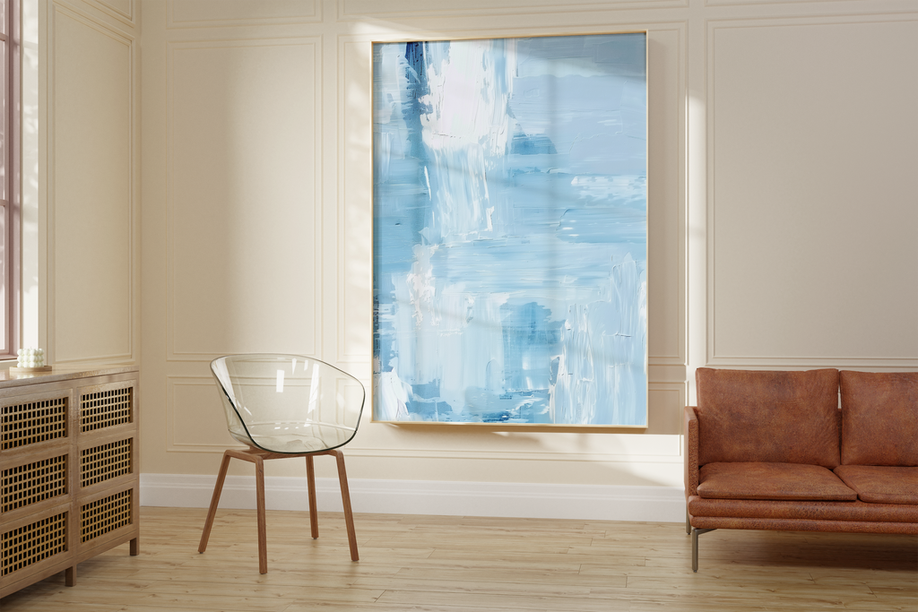 Cool Blue Tones Print