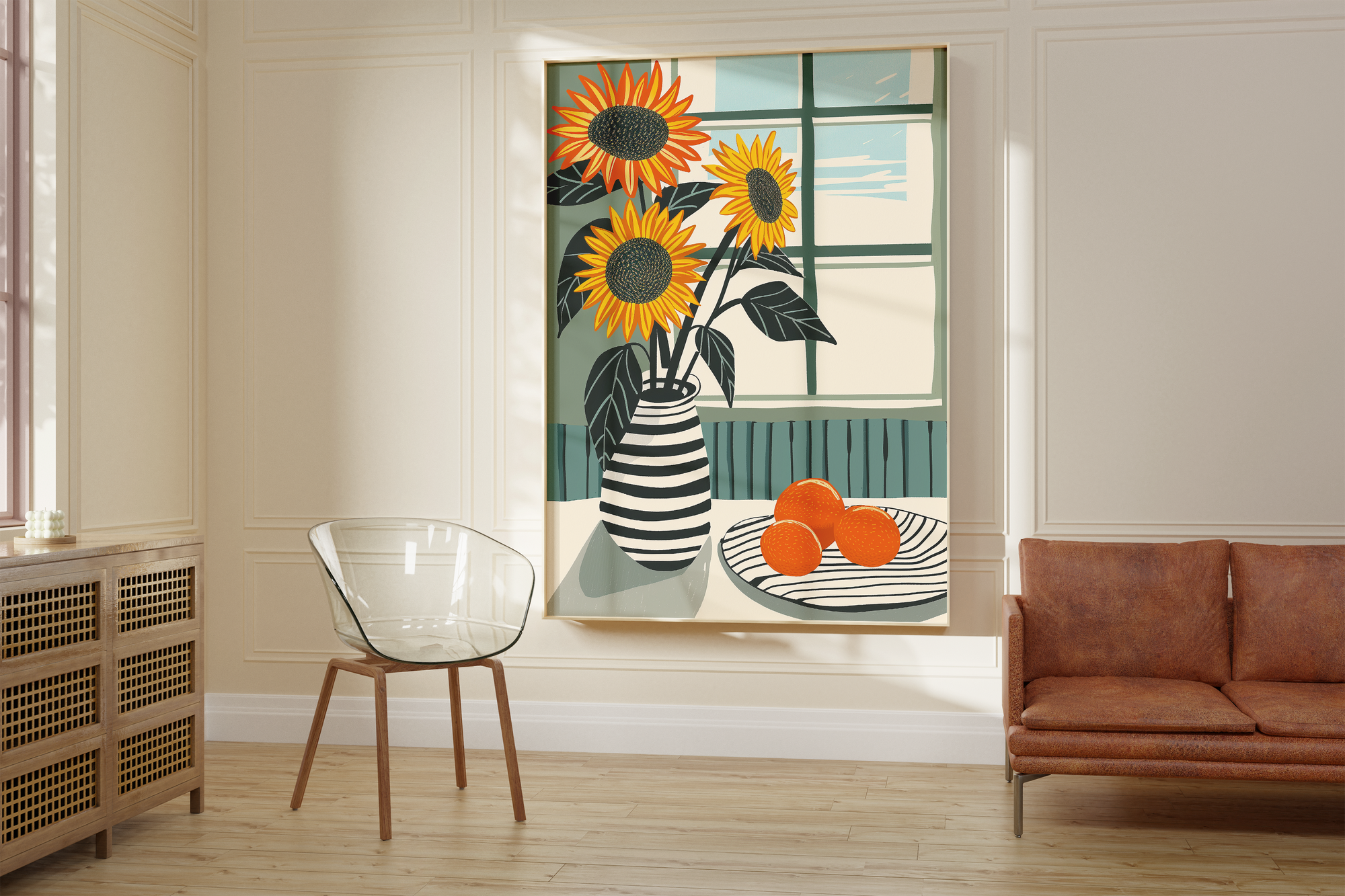 Sunny Sunflower Still Print