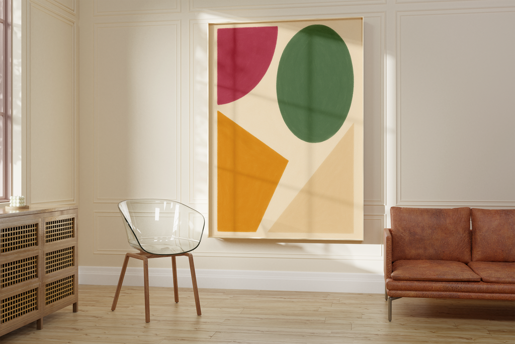 Modern Shapes Abstract Print