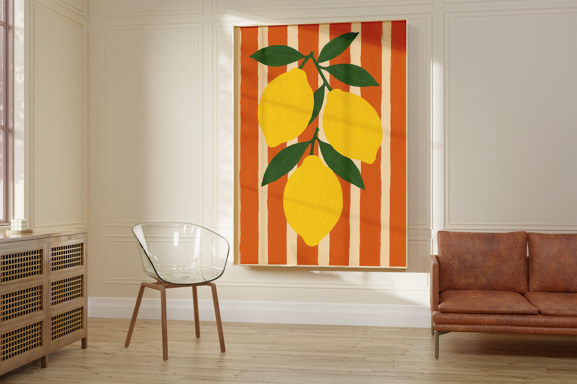 Nordic Lemon Kitchen Print