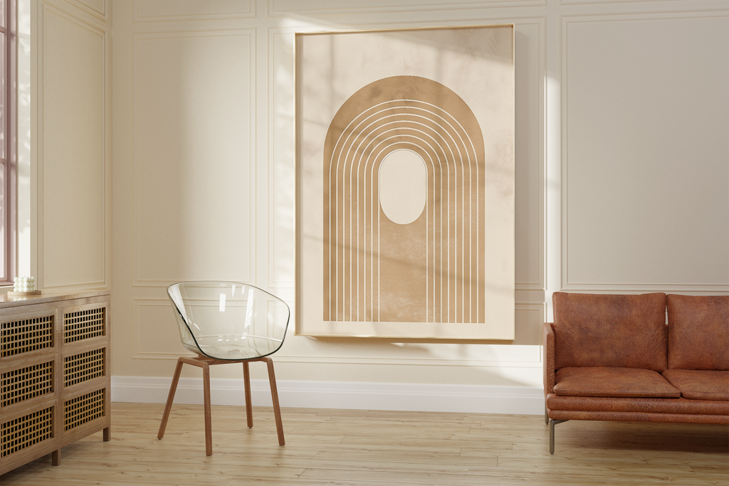 Minimalist Arch Form Print